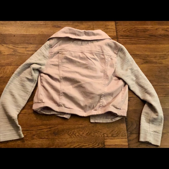 Pink Jacket. Zip up/button up. - Picture 2 of 2